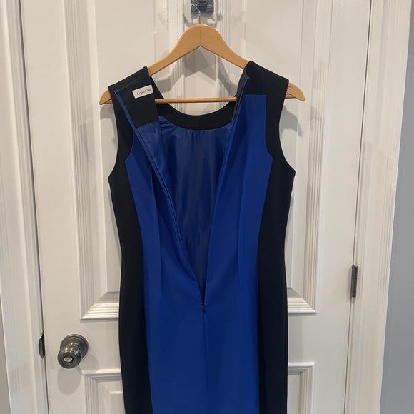 Calvin Klein Fitted Sheath Sleeveless with Stretch Dress - Picture 6 of 9